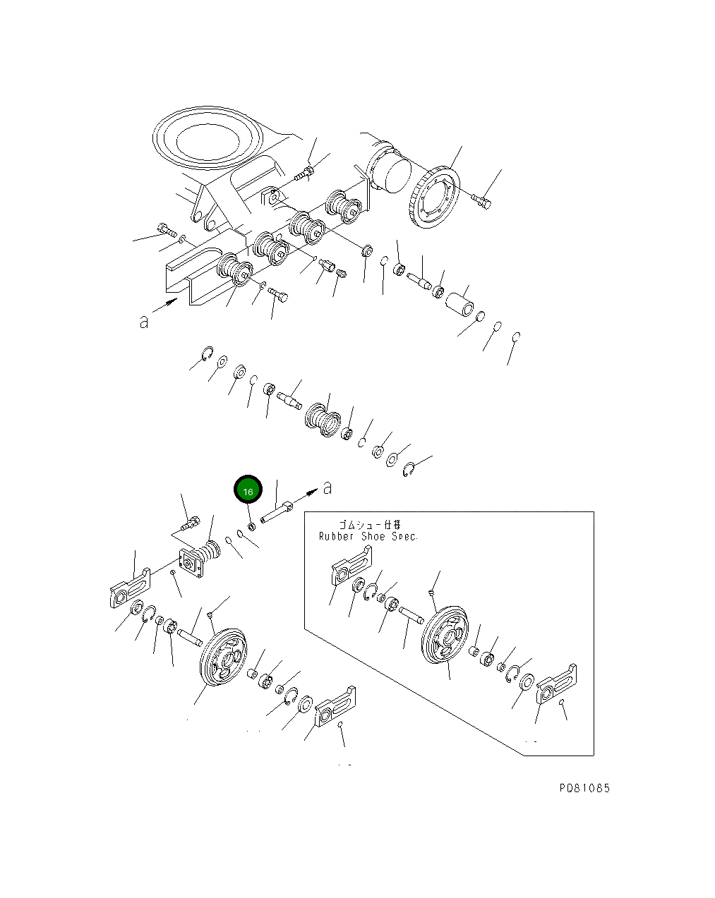 Уплотнение YM933111-23600 Komatsu