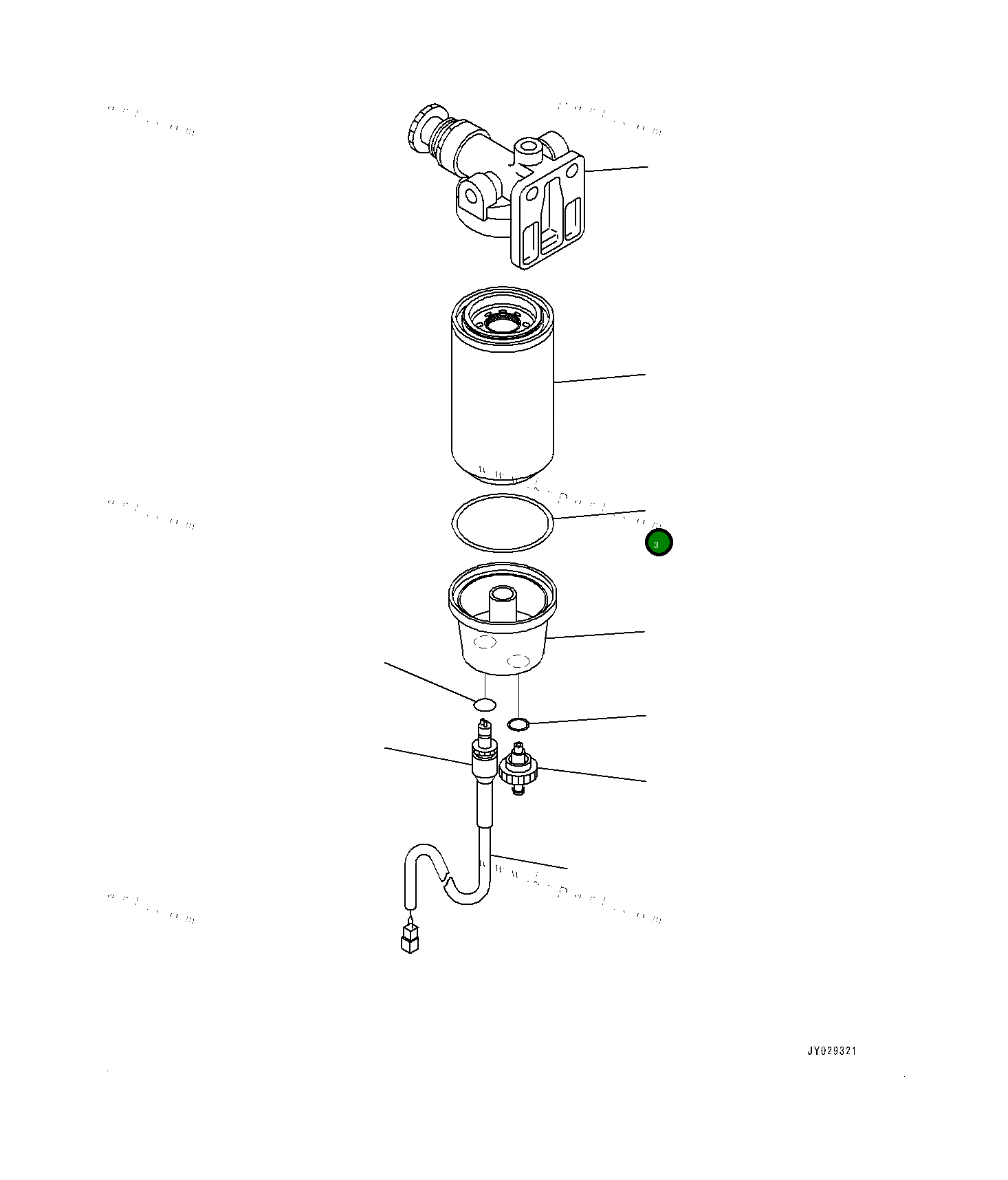 Уплотнение 6003113630 Komatsu