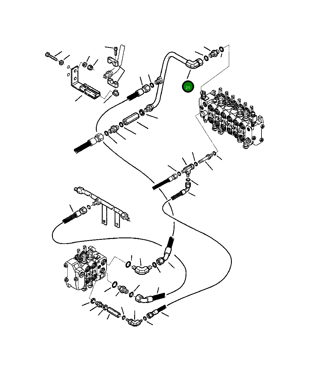 Трубка 312610073 Komatsu