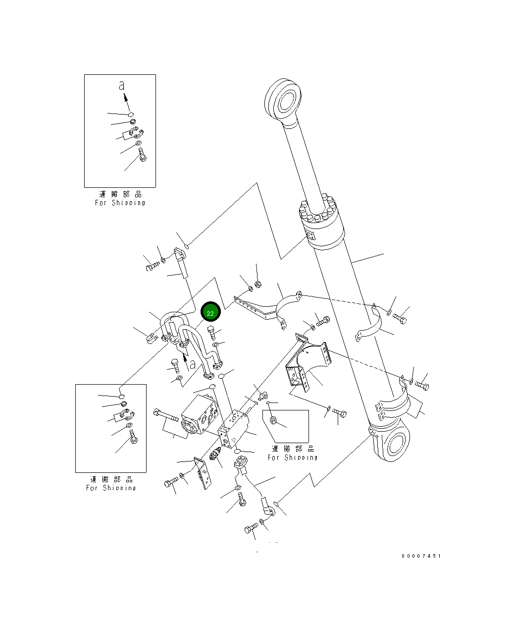 Трубка 209-64-12510 Komatsu
