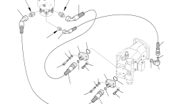 Угловой штуцер 37D-09-72564 Komatsu