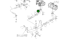 Трубка 209-62-78830 Komatsu