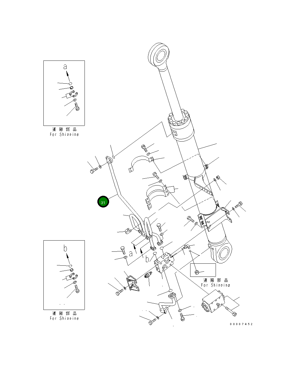 Трубка 209-64-12480 Komatsu