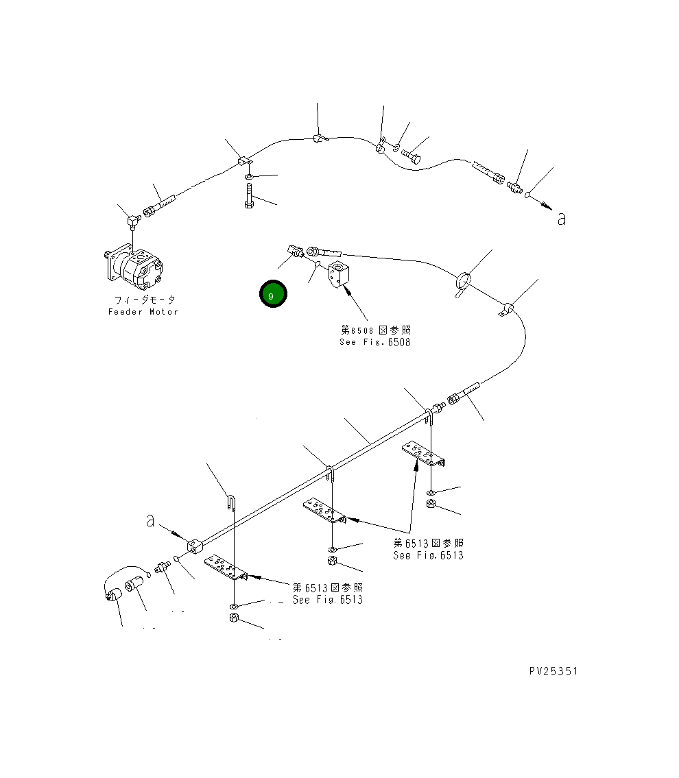 Угловой штуцер 20R-62-11440 Komatsu