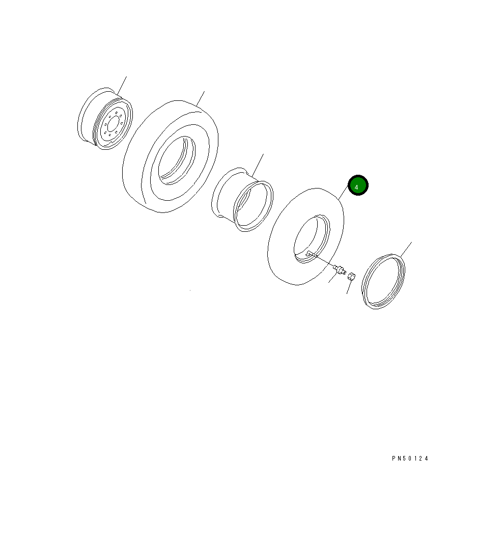 Трубка 23D-30-11920 Komatsu