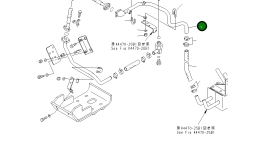 Трубка 427-S05-5730 Komatsu