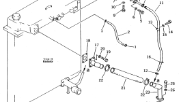 Трубка 209-03-51550 Komatsu