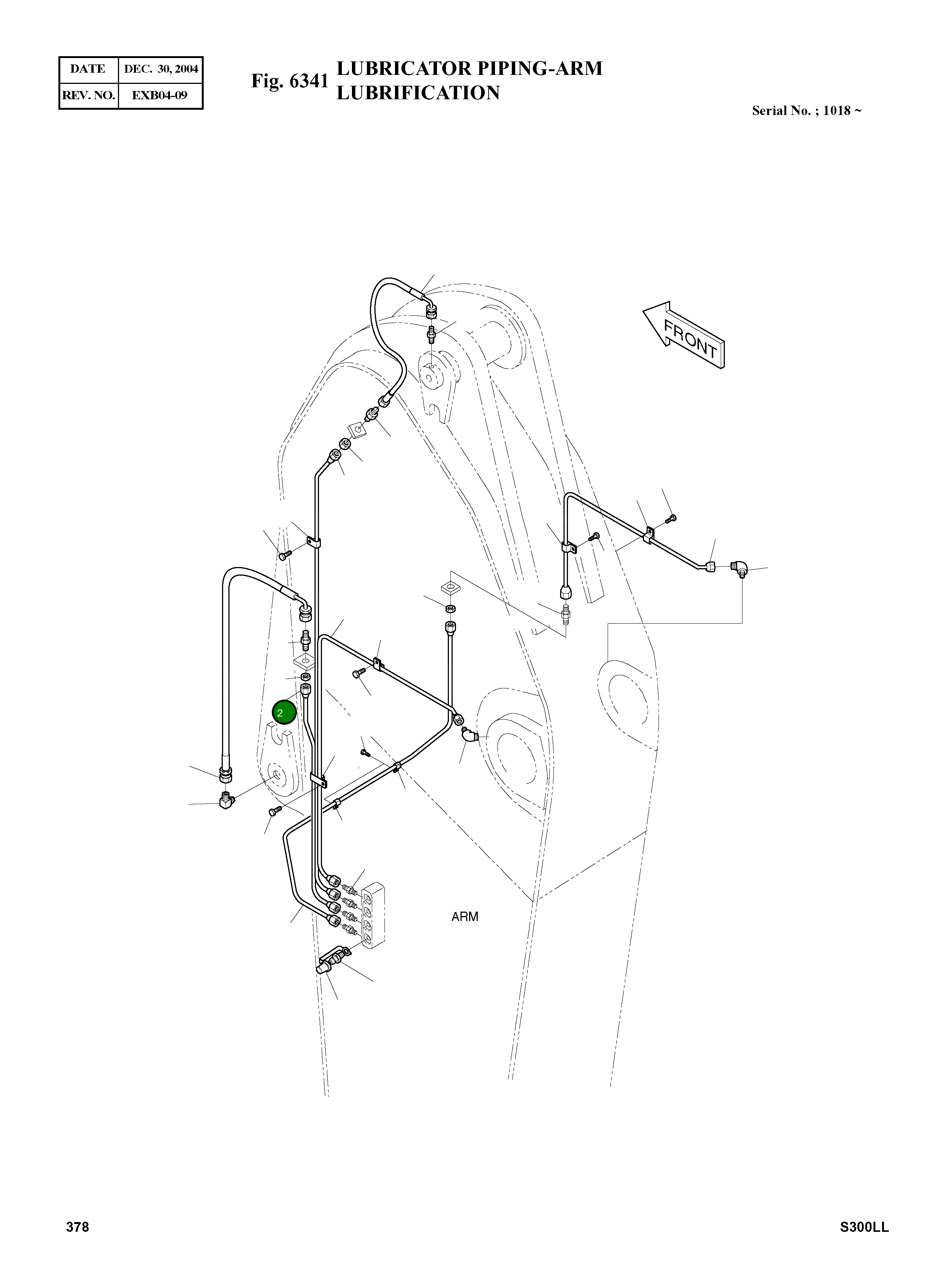 Труба K1000365 Komatsu