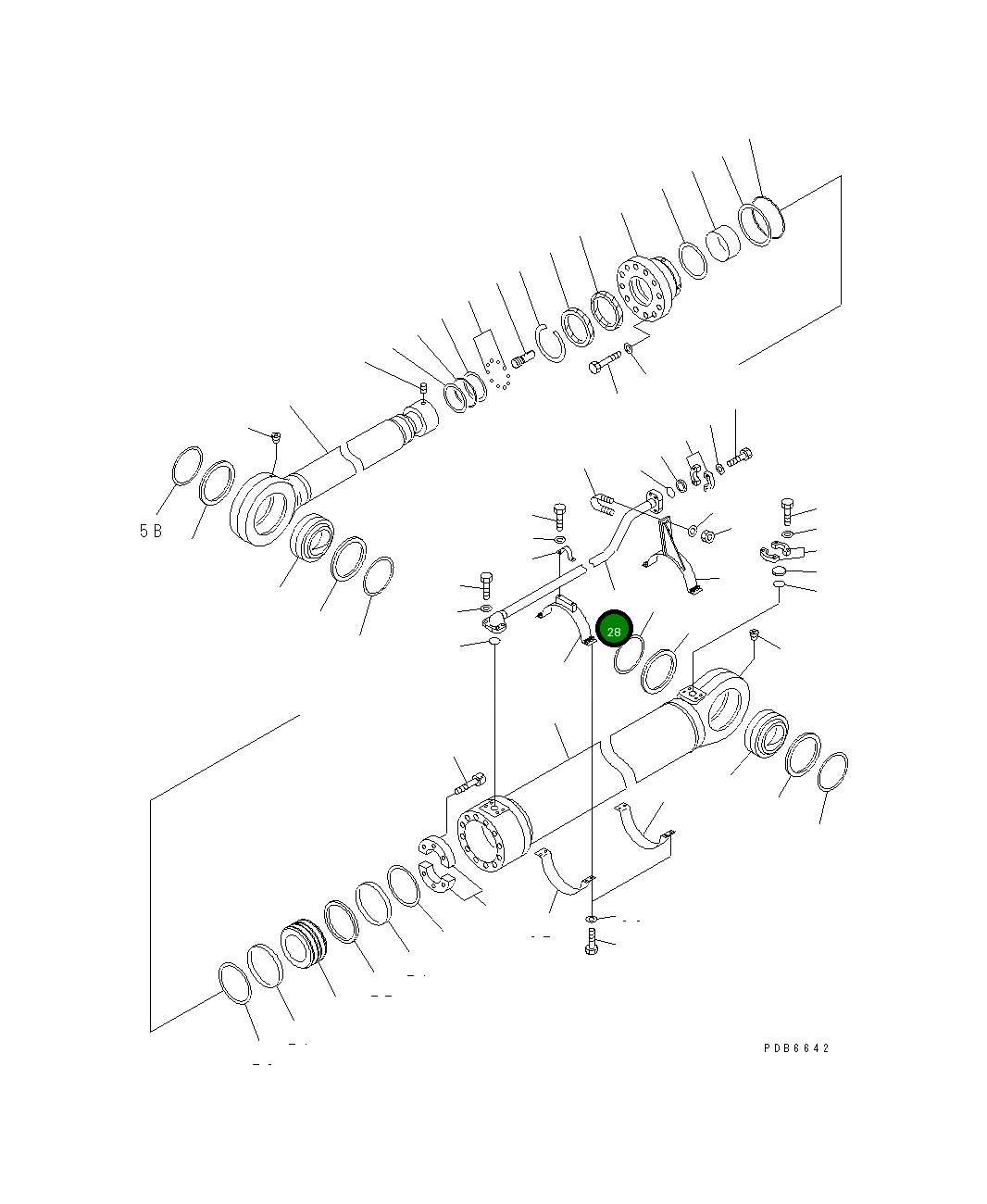 Трубка 209-63-66770 Komatsu
