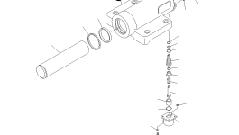 Цилиндр 20E-61-K1140 Komatsu