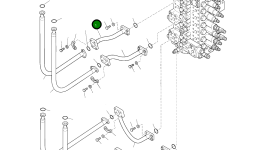 Трубка 206-62-A1850 Komatsu