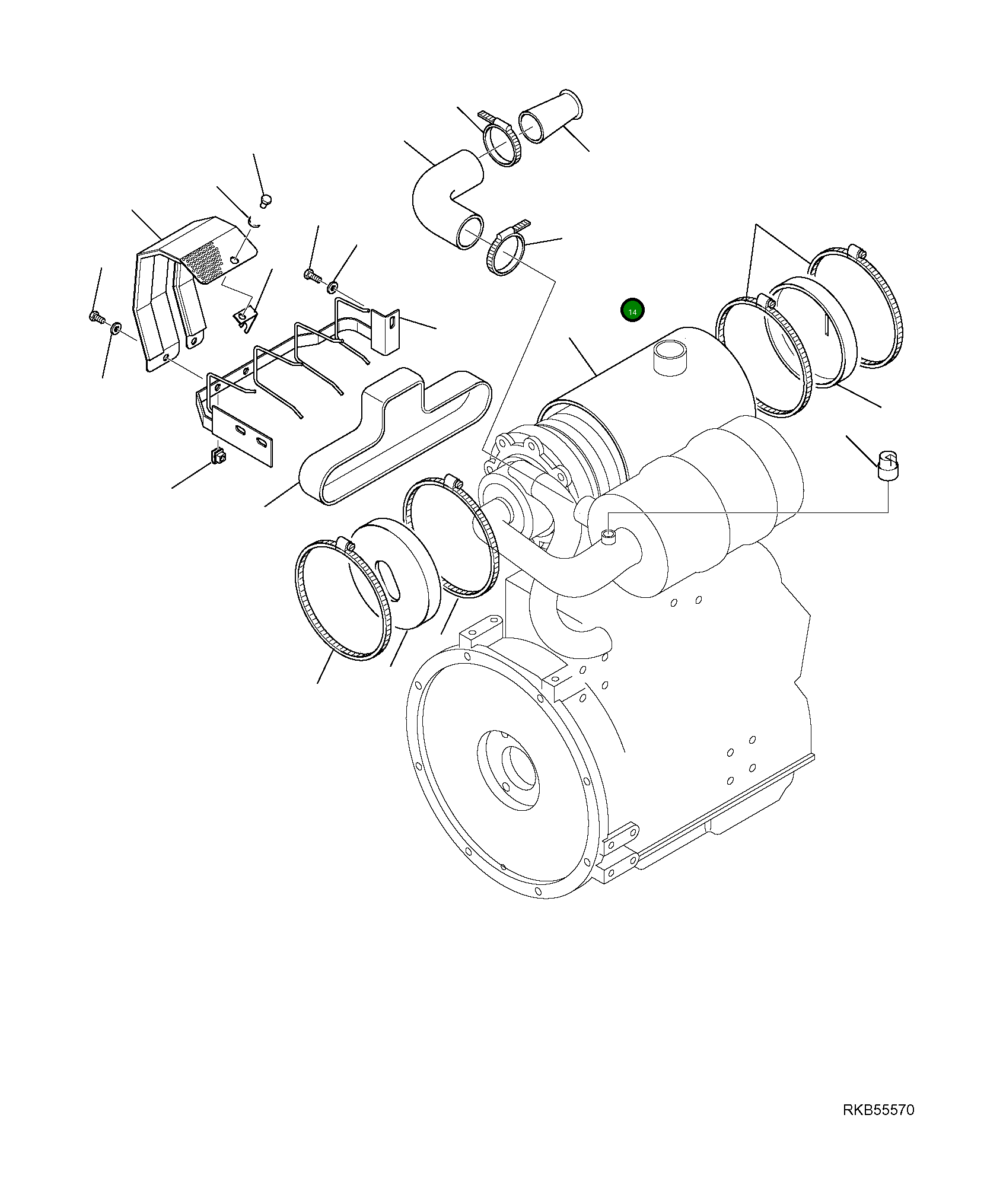 Труба 37A-01-11130 Komatsu