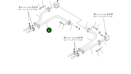 Трубка 209-62-71830 Komatsu