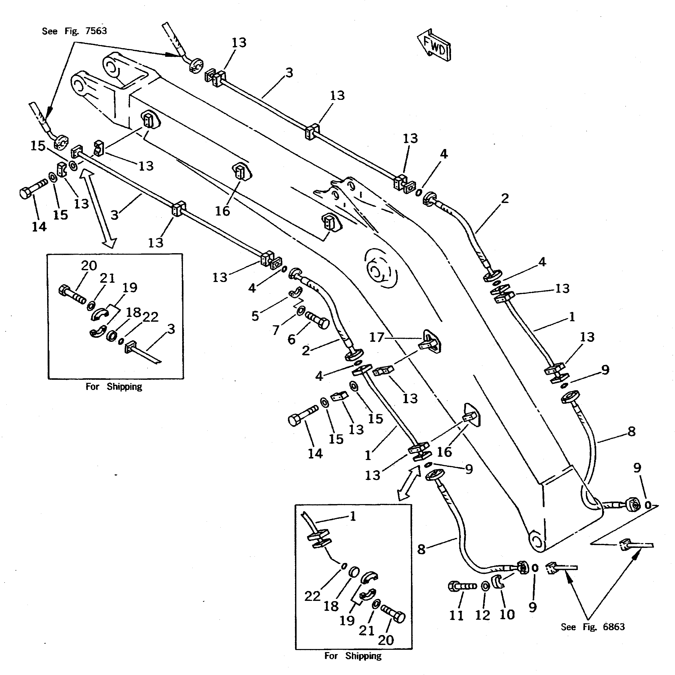 Трубка 208-970-5120 Komatsu