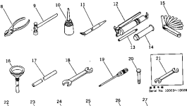 Съёмник резцов в сборе 262-70-13600 Komatsu