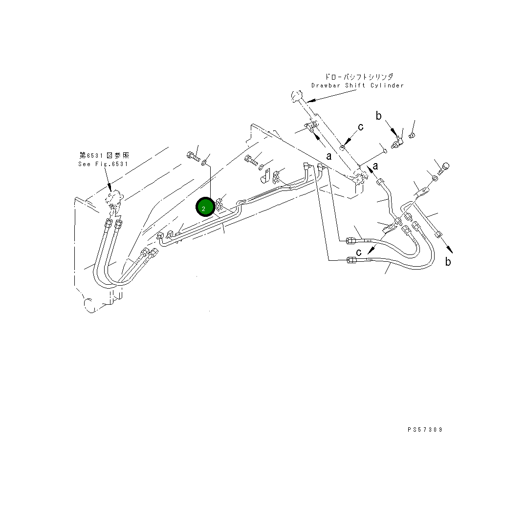 Трубка 23F-979-1510 Komatsu
