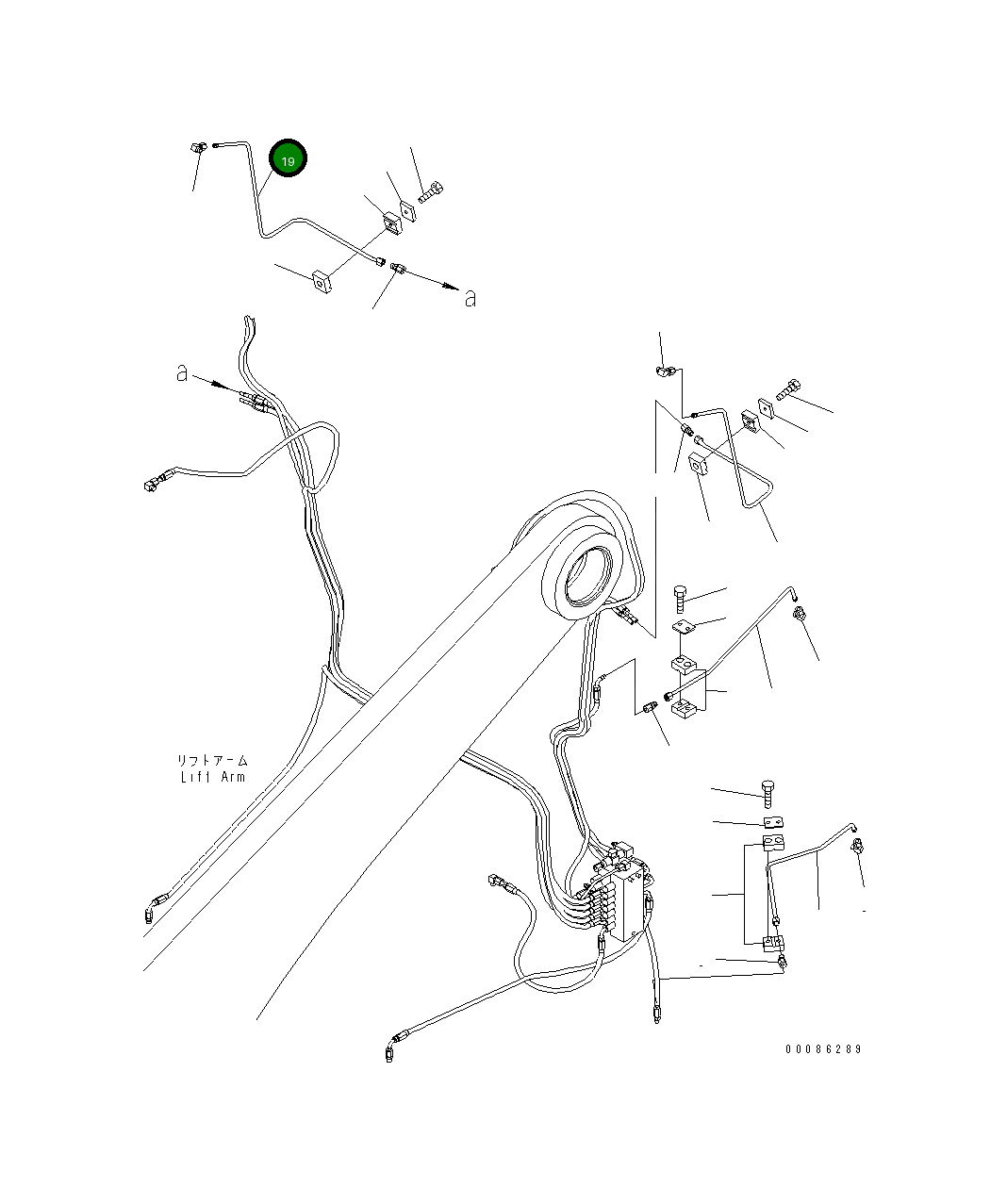 Трубка 421-S95-7170 Komatsu