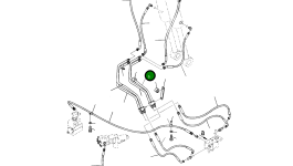 Трубка 208-62-A1550 Komatsu