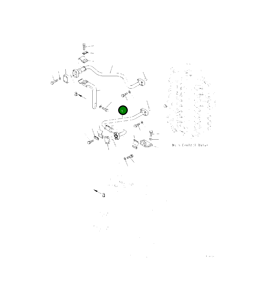 Трубка 206-62-33210 Komatsu