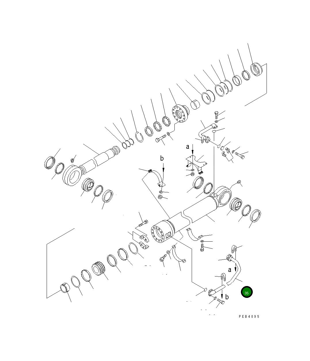 Трубка 209-63-73371 Komatsu