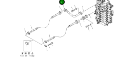 Трубка 208-62-73170 Komatsu
