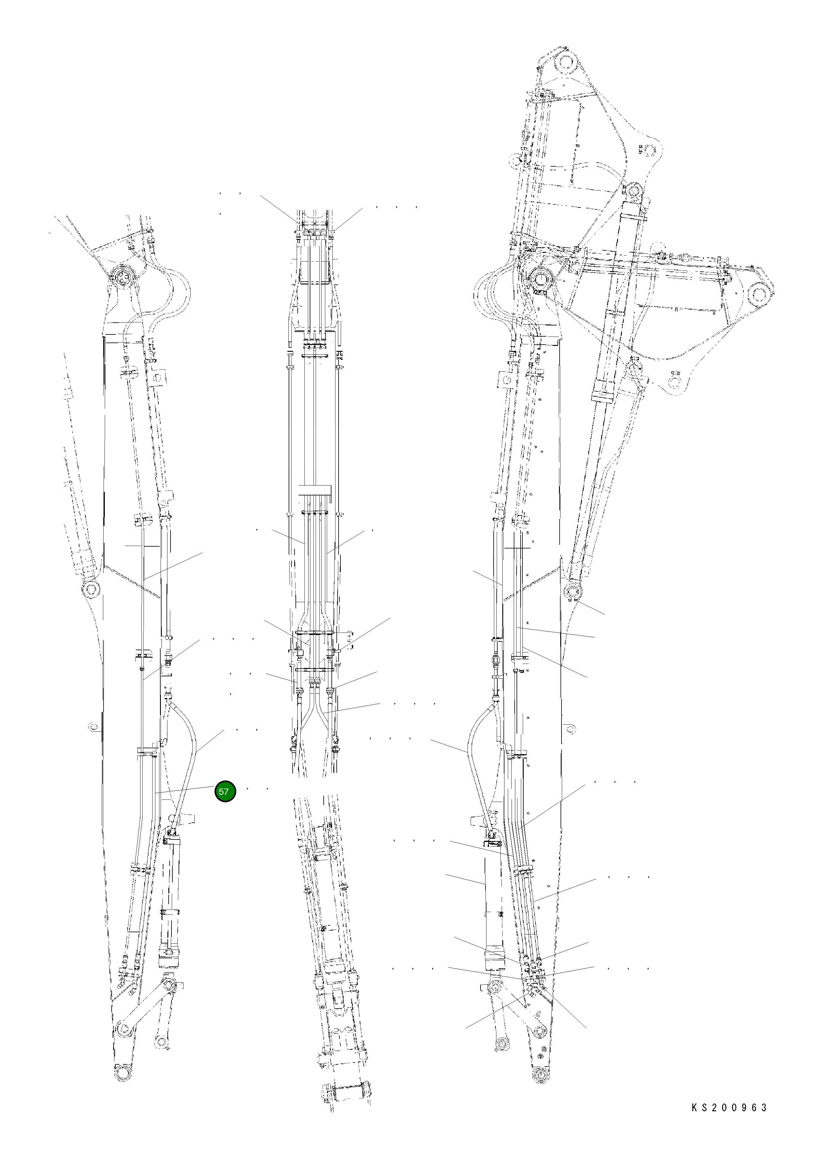 Трубка 208-62-87220 Komatsu