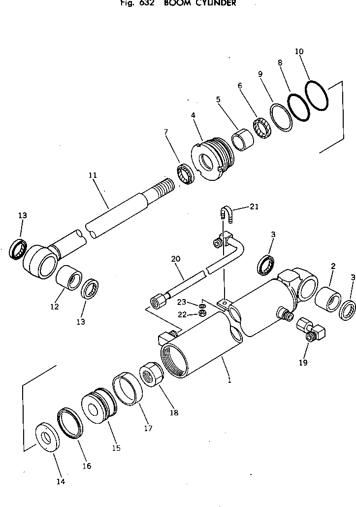 Трубка 20N-63-56380 Komatsu