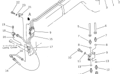 Трубка 262-60-24650 Komatsu