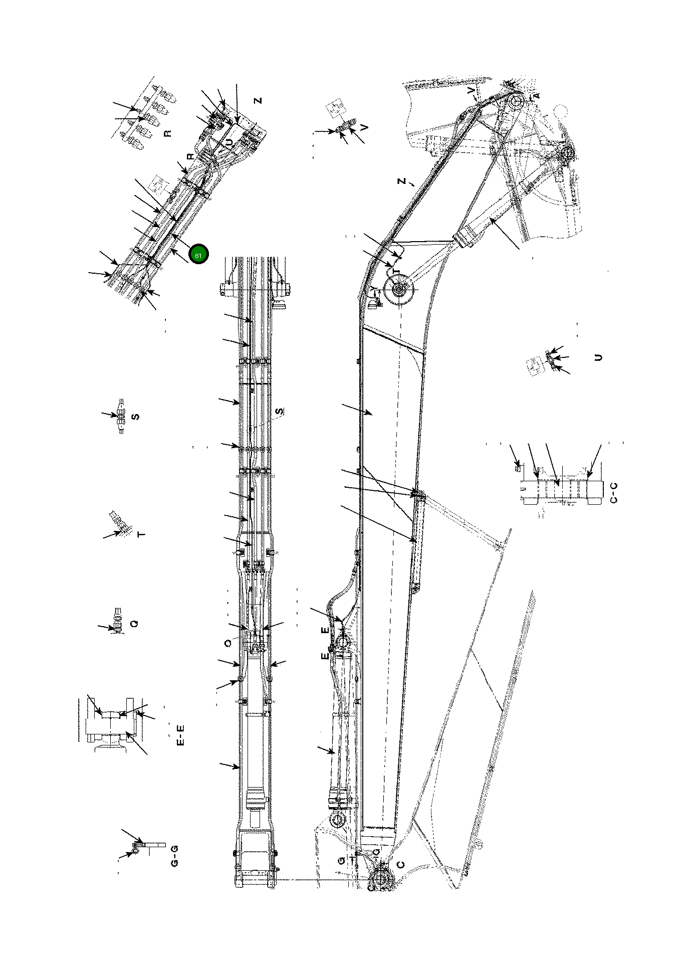 Трубка 208-62-84540 Komatsu