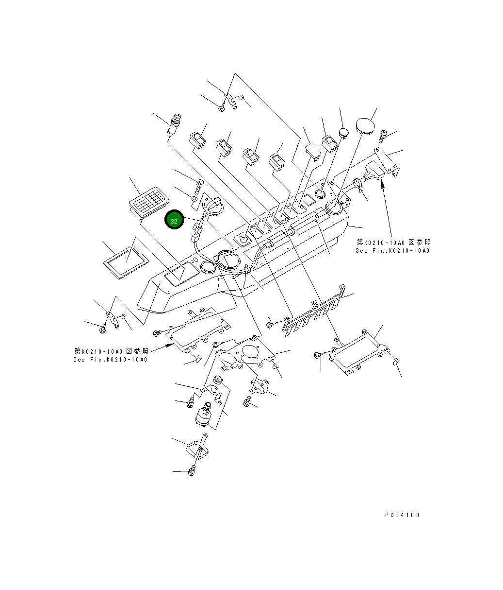 Циферблат 7825-30-1490 Komatsu