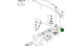 Трубка 22U-62-21361 Komatsu