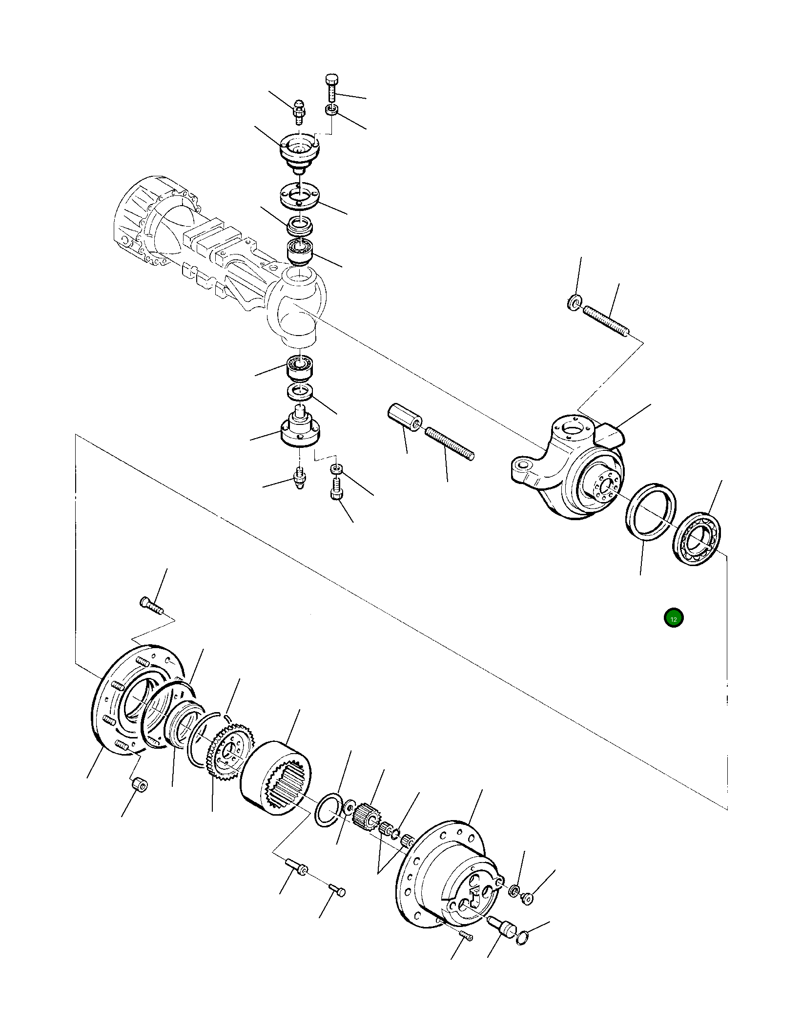 Стопорное кольцо 22E-23-11770 Komatsu