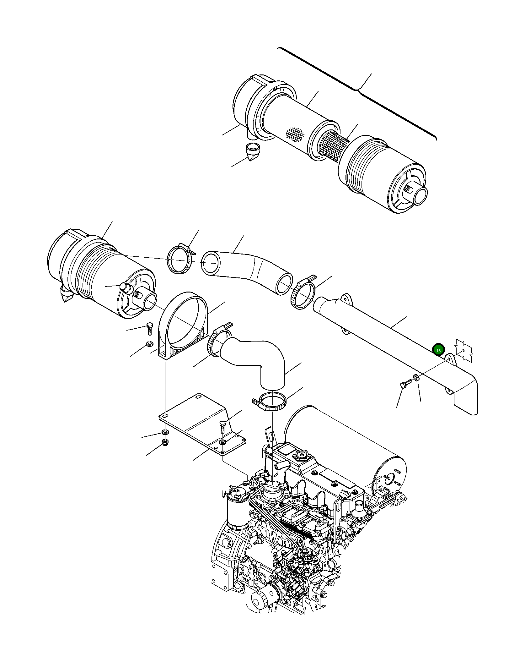 Труба 226-02-11321 Komatsu