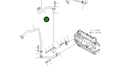 Трубка 207-970-6480 Komatsu