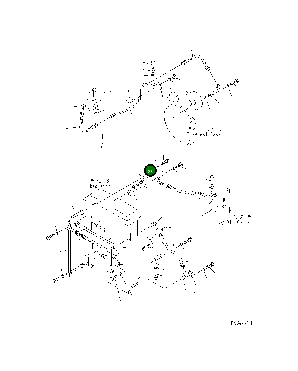 Трубка 145-49-53331 Komatsu