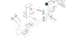 Трубка 207-62-K3740 Komatsu