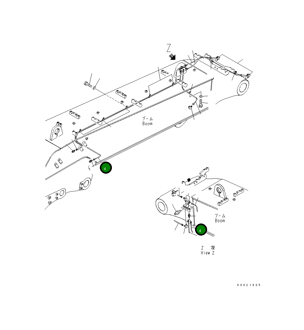 Трубка 208-72-71660 Komatsu