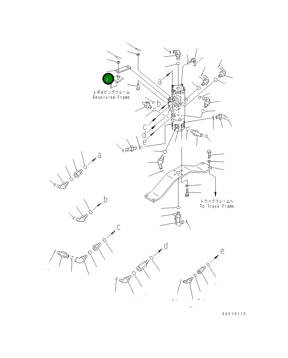 Тяга 22B-60-11413 Komatsu