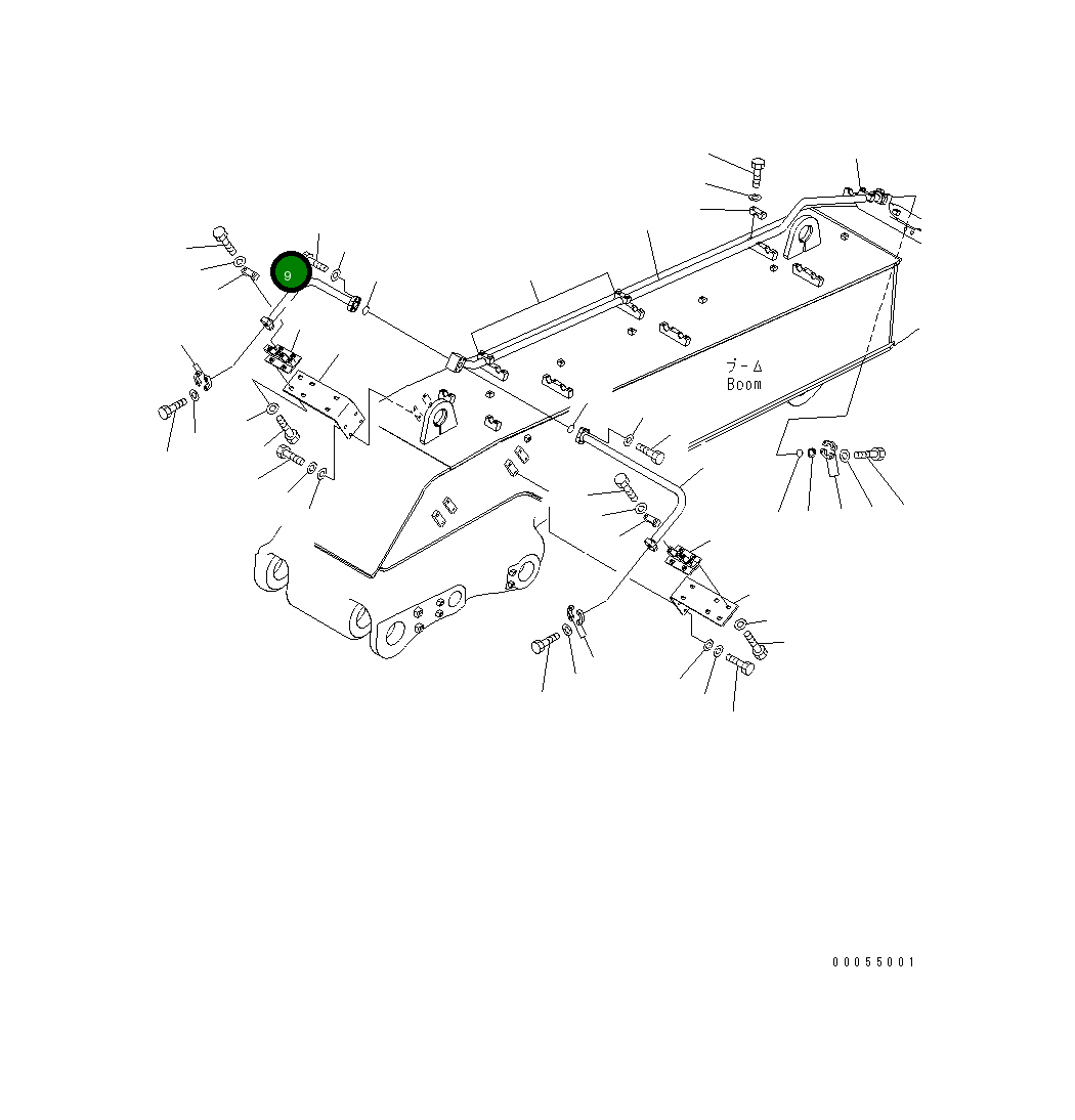 Трубка 208-72-71520 Komatsu