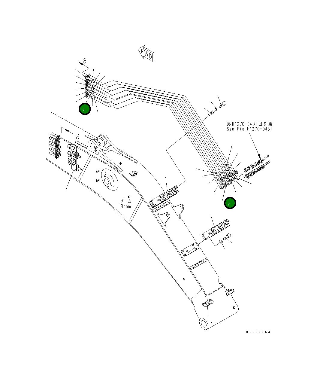 Трубка 208-62-65710 Komatsu