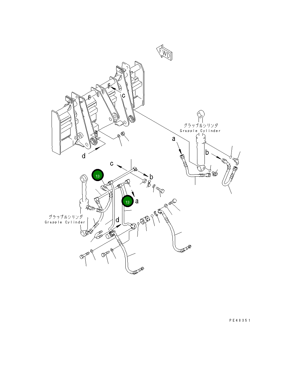 Трубка 419-881-1120 Komatsu