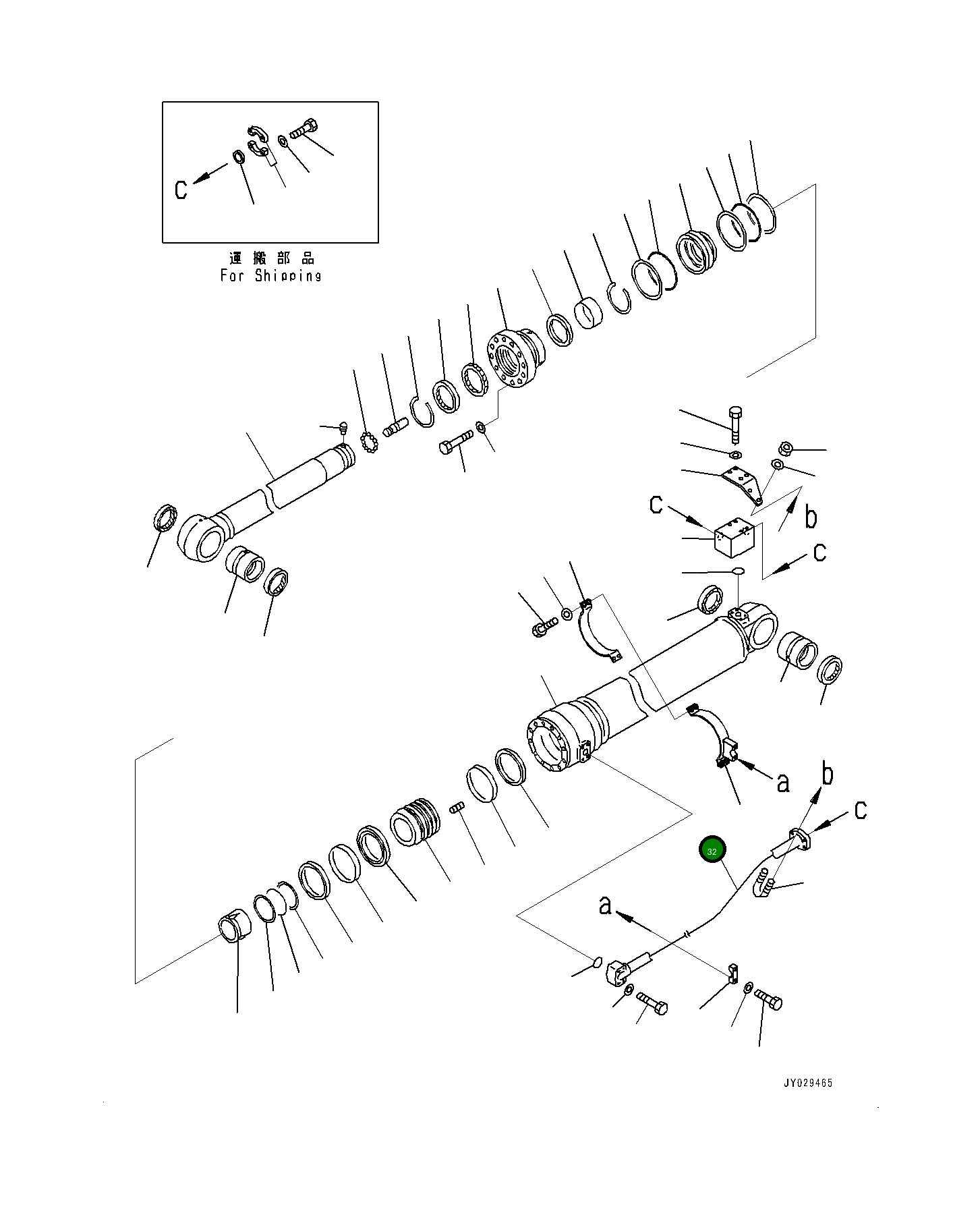 Трубка 707-86-12610 Komatsu