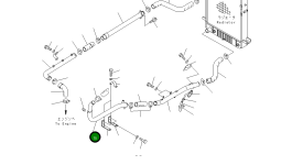 Трубка 23B-03-32120 Komatsu