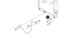 Трубка 421-16-11184 Komatsu