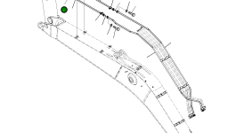 Трубка 208-62-76890 Komatsu