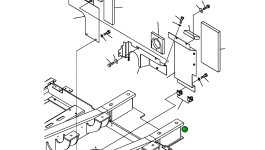 Фиксатор 207-54-72651 Komatsu