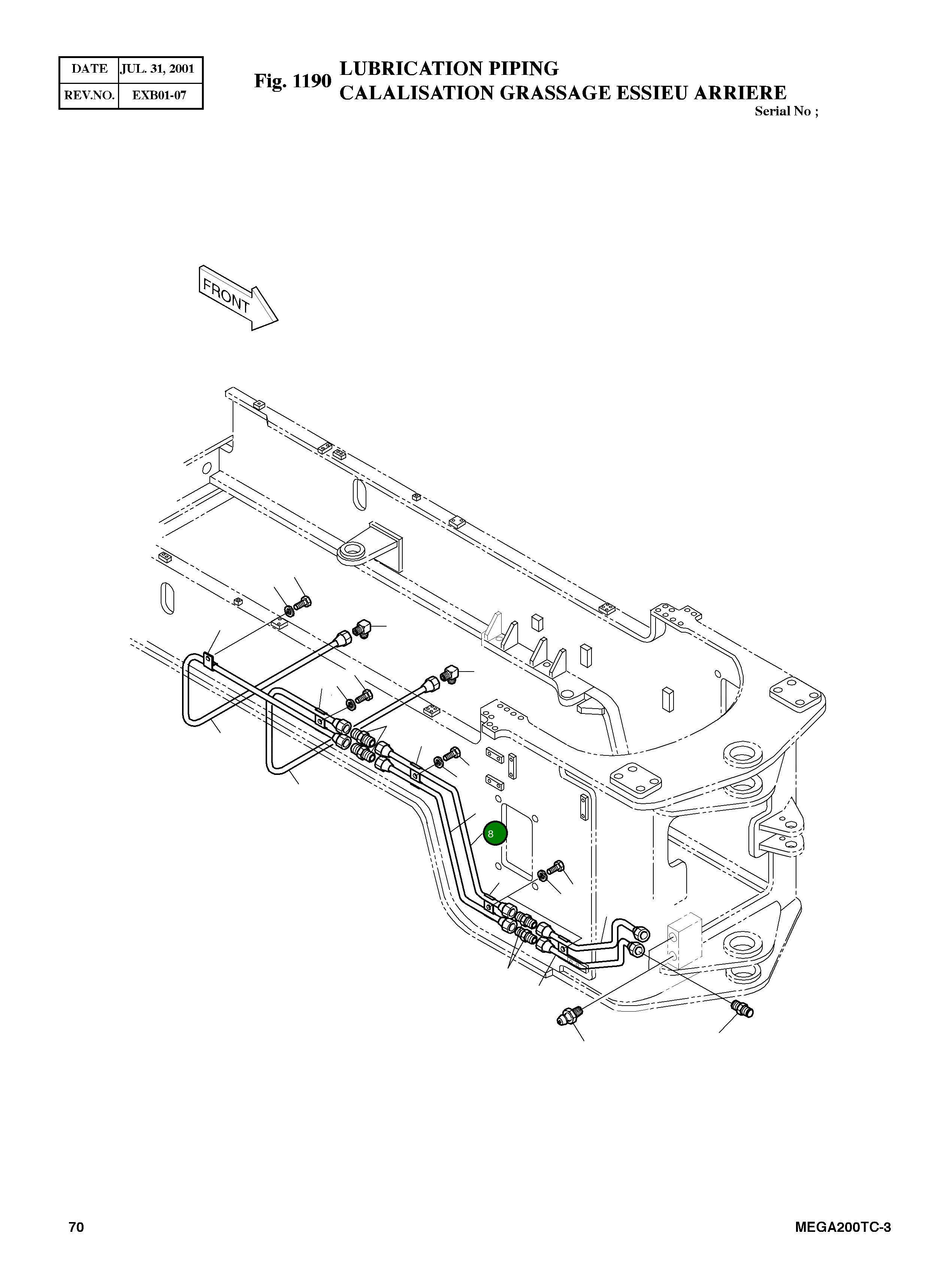 Труба 4183-4792 Komatsu