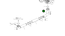 Трубка 208-62-71350 Komatsu