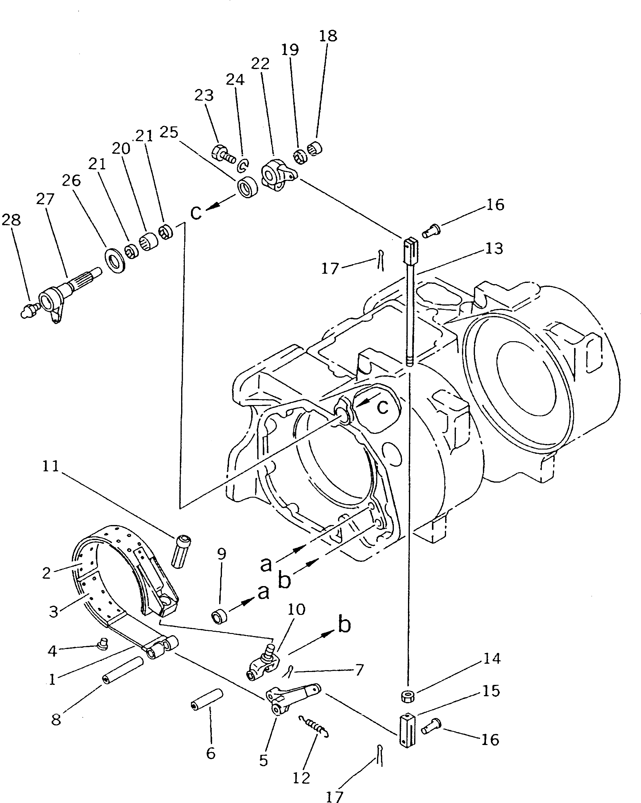 Тормозная лента 101-Z61-2120 Komatsu