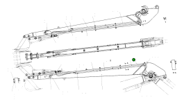 Трубка 206-62-KA230 Komatsu
